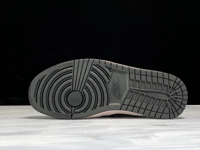Rep BQ6472-602 Mid Powder Air Jordan Dirty (W) Iridescent 1 0806